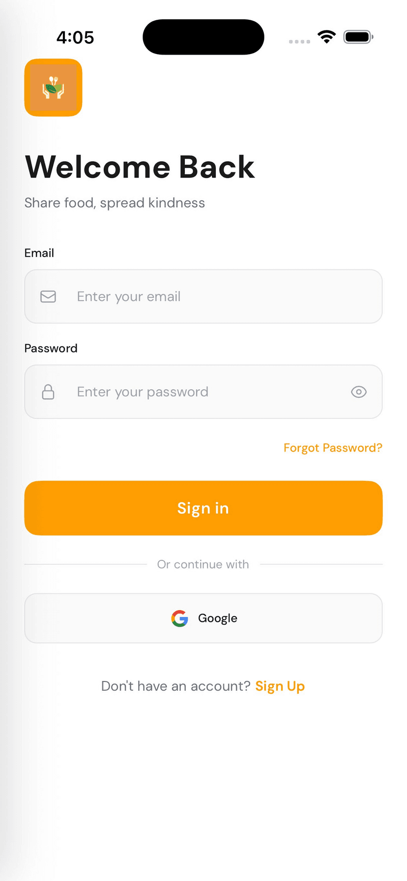 Sign Up